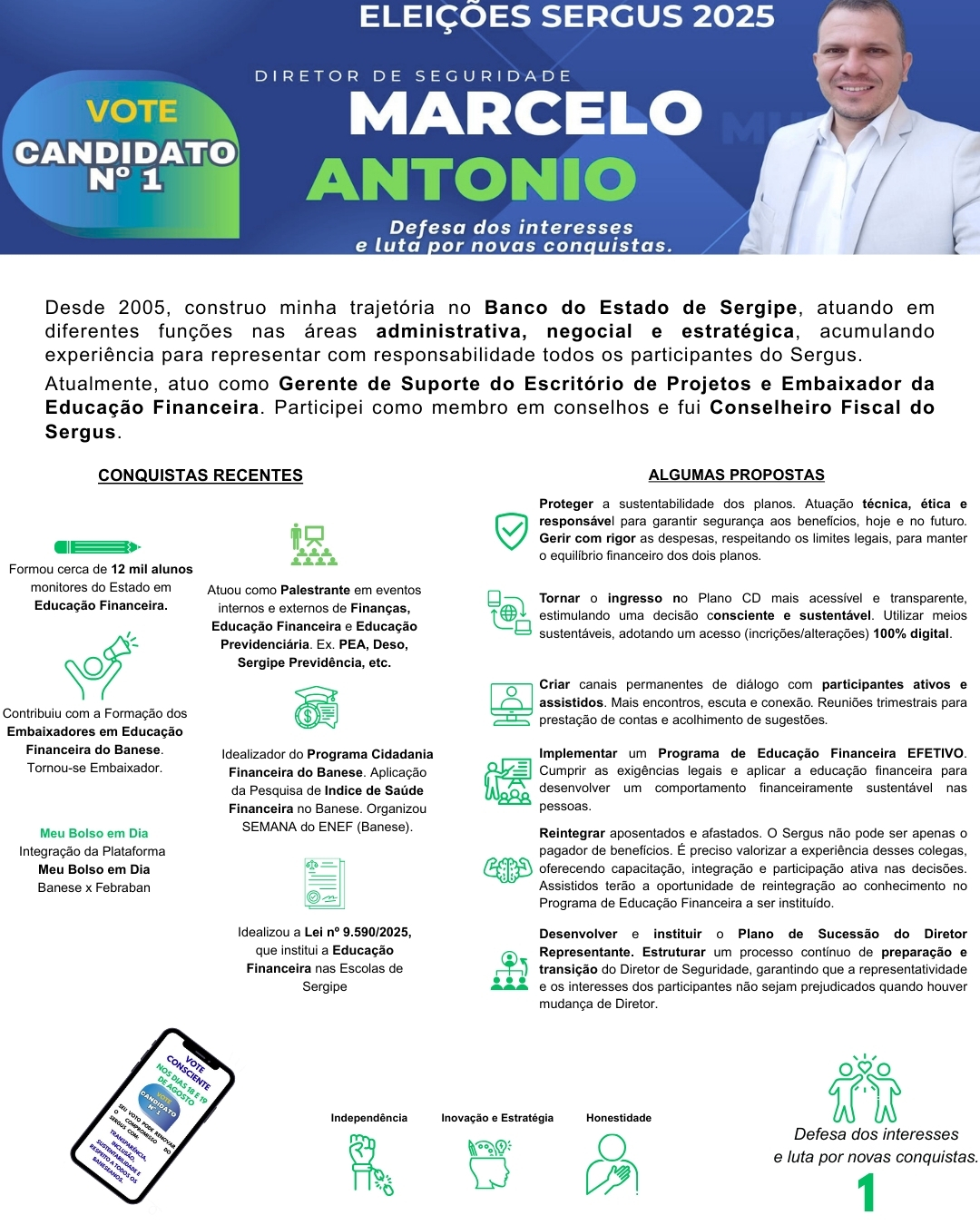 Propaganda Eleitoral do Candidato Marcelo Antonio